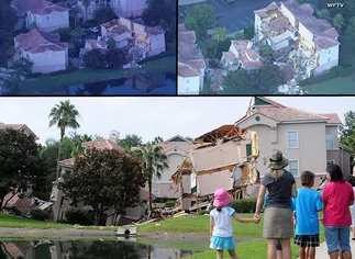 Un bache gigante se 'tragó' un resort en las cercaní­as de Disney World