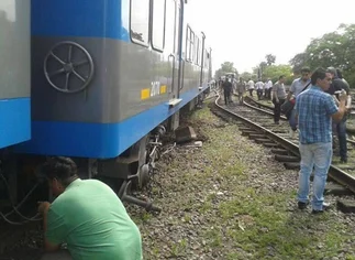 Cuatro dí­as después del anuncio del Wifi en trenes, descarriló una formación del Sarmiento