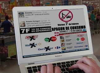 Llegó el '7F': el dí­a en que los grupos 'K' le pidieron a los argentinos que no vayan al super
