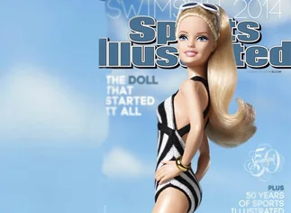 Barbie posa en traje de baño y junto a supermodelos para Sports Illustrated