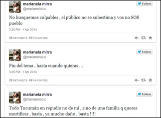 Marianela Mirra a Rial: 'Basta, ya mucho daño... ¡basta!'