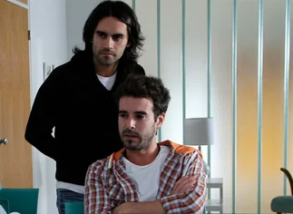 Nicolás Cabré y Gonzalo Heredia, casi se van a las piñas en los pasillos de Pol-Ka