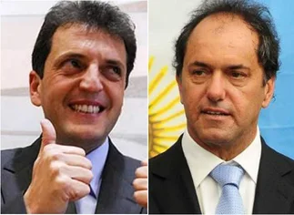 Guerra de encuestas entre Sergio Massa y Daniel Scioli