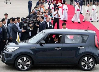 Kia Soul, el auto elegido por el papa Francisco en su visita a Corea