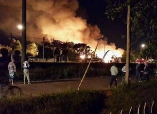 Pánico en General Rodrí­guez por la explosión de un depósito de garrafas
