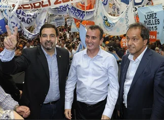 El kirchnerismo licuó el acto del PJ en Mendoza y dejó solo a Scioli
