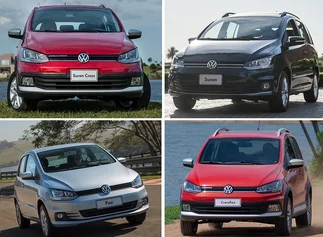 Volkswagen presentó los nuevos Fox y Suran con sus versiones 'Cross'