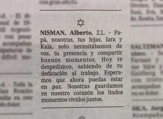 Emotiva despedida de las hijas de Nisman: 'Papá, solo necesitábamos tu presencia'