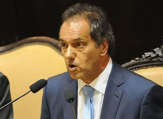 Scioli: 'Represento el modelo de Cristina y las polí­ticas que le hacen bien al paí­s'