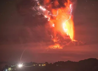 Fotos que impactan: así­ fue la erupción del Cabulco que puso en alerta a la Patagonia
