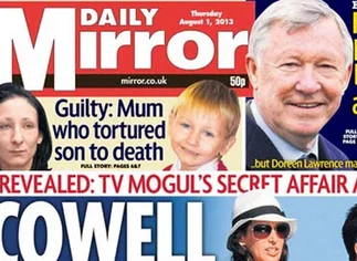 Multa millonaria al diario inglés Mirror por espiar famosos