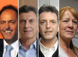 Macri, Massa, Scioli y Stolbizer, juntos en un foro de la Federación Agraria
