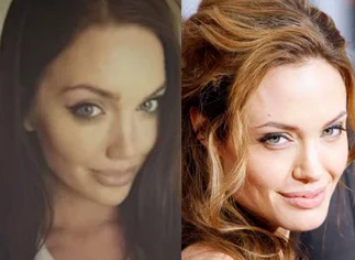 La joven que es igual a Angelina Jolie pero prefiere ser oficinista a modelo