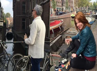 Todas las fotos del romántico viaje de Jorge Rial y Agustina Kämpfer