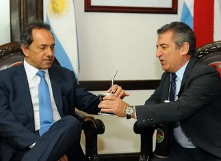 Scioli reveló que Urribarri será su ministro de Interior y Transporte si gana las elecciones