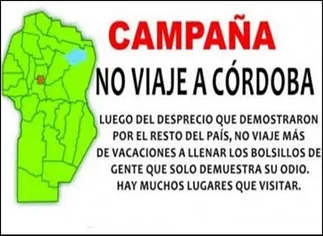 Militantes kirchneristas lanzaron la campaña 'No viaje a Córdoba'