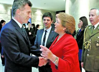 Mauricio Macri se reunió con Michelle Bachellet en Chile