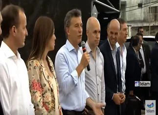 Insaurralde, junto a Macri Vidal y Larreta