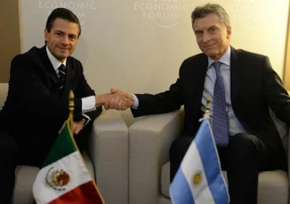 Macri acordó con el presidente de México recomponer un ví­nculo bilateral 'muy distante'