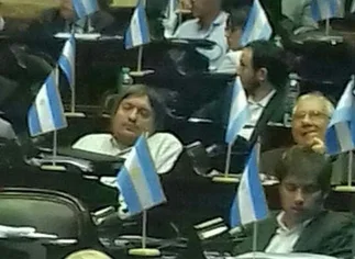 Máximo Kirchner y Kicillof, ¿dormidos en plena sesión de Diputados?