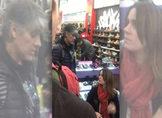 Pablo Echarri y Nancy Dupláa salieron de shopping por la Quinta Avenida y explotaron las redes