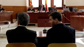 Por la ley española, Messi podrí­a 'quedar tras las rejas' pero no es lo habitual