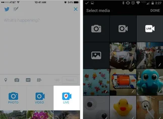 Twitter incluye ahora un botón para retransmitir en Periscope