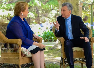 Macri y Bachelet mantuvieron un encuentro en la Quinta de Olivos