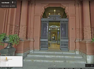 La Casa Rosada se puede recorrer en 360º en Google Street View