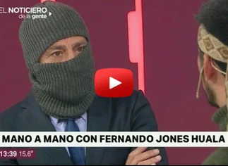 ¡Saracatunga!: Repetto se encapuchó para entrevistar a un mapuche y lo 'mataron' en las redes