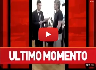 Video: en jogging y descalzo, así­ detuvieron a Amado Boudou