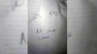 'Los amo, no puedo creer', la nota que llevaba Dehlon cuando se suicidó