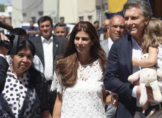 Macri visitó el comedor 'Los Piletones' de Margarita Barrientos
