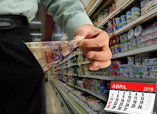 El consumo masivo arranca el año con caí­da y la nueva proyección para 2018 vuelve a ser negativa