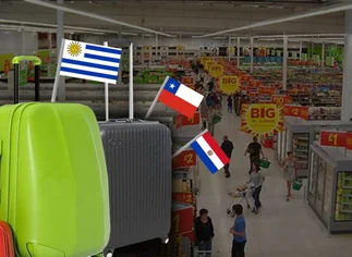 Se terminó el 'déme dos' en Paraguay, Uruguay y Chile: por dólar alto, ahora son los extranjeros quienes vienen a comprar a la Argentina