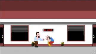 Roberto Navarro y Baby Etchecopar tienen su propio videojuego de la pelea