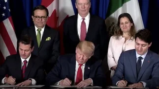 Nace nuevo NAFTA en el G20: Estados Unidos, Canadá y México firmaron acuerdo comercial