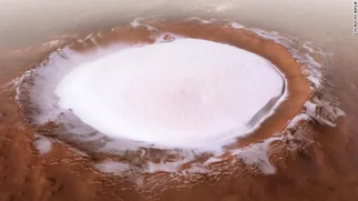 ¿Descubren nieve en el planeta Marte?