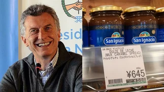 Mauricio Macri celebró la llegada del dulce de leche a Japón