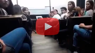 Video: alumna de la UBA denunció por acoso sexual a su profesor en plena clase