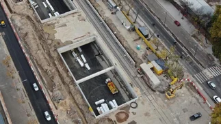 Video: así circularon los primeros camiones por el Paseo del Bajo