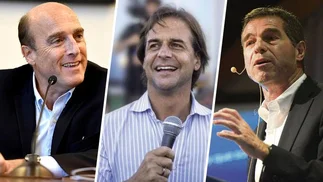 Elecciones en Uruguay: Martínez, Lacalle y Talvi, los candidatos presidenciales