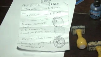 Estos audios dejaron al descubierto cómo operaba banda que falsificaba títulos
