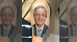 La intendenta electa de Quilmes se hizo un tatuaje de Néstor Kirchner
