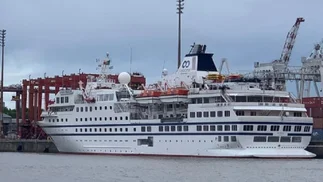 Detienen en Buenos Aires crucero de lujo de Portugal por deuda millonaria