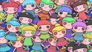 Desafío viral: ¿podés encontrar la muñeca diferente en la imagen?