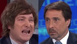 Fuerte pelea entre Milei y Feinmann: mirá lo que se dijeron