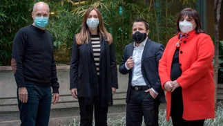 Larreta compartió la primera foto con sus candidatos en Ciudad