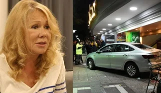 Video | Un auto chocó contra un teatro e hirió a 23 personas