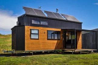 En fotos: esta es tiny house 100% sustentable y móvil